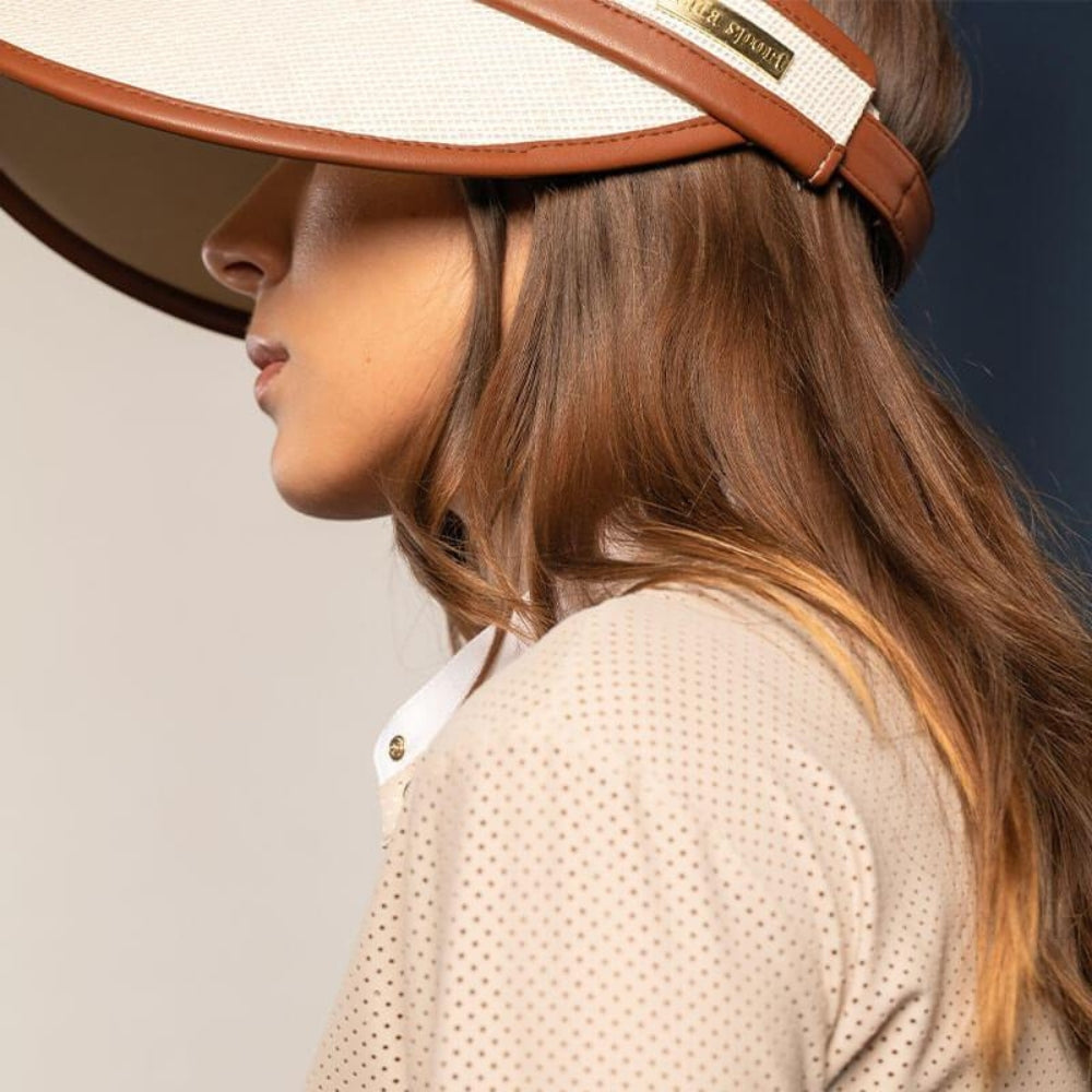 Ladies Sultane Visor | Ecru