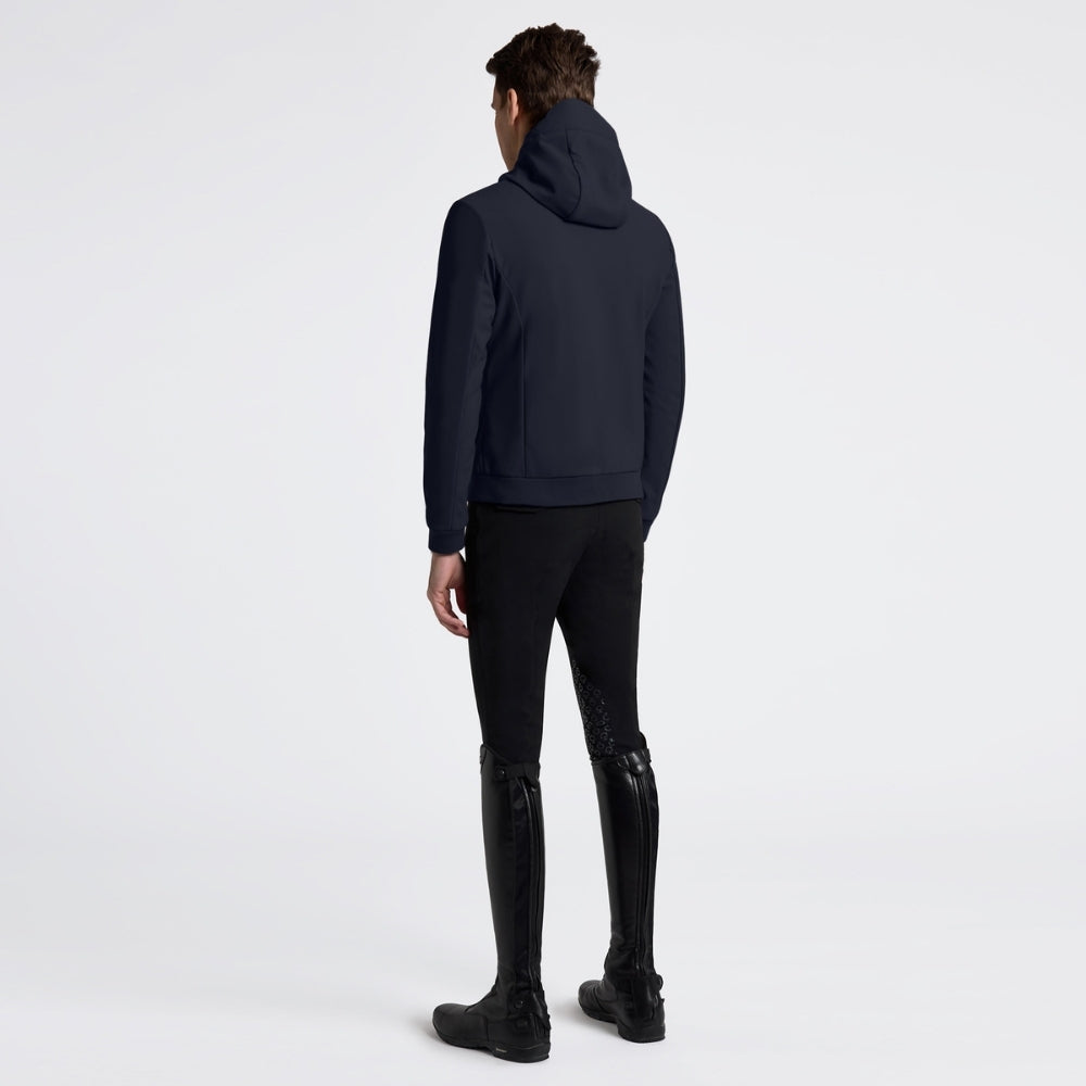 Mens Thermal Hooded Performance Coat | Navy