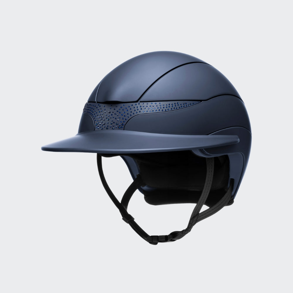 Xanto Helmet | Sun Visor | Rhinestone Detail | Matt Navy