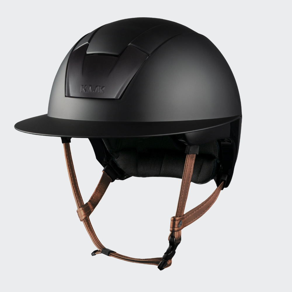 Kooki Lady Riding Helmet | Dark Shadow | Light Brown