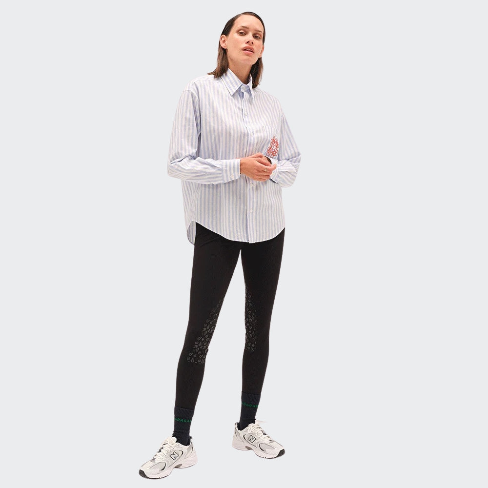Ladies Olga Lightweight Shirt | Blue Stripes