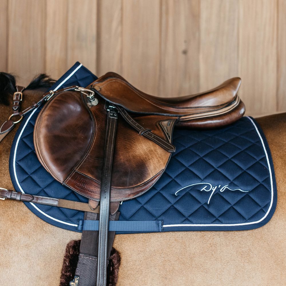 Diamond Saddle Pad Jumping | Navy