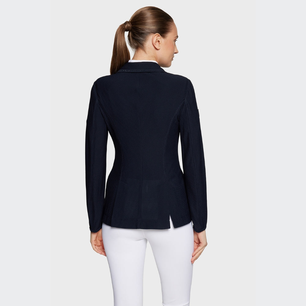 Ladies Wellington Crystal Show Jacket | Navy