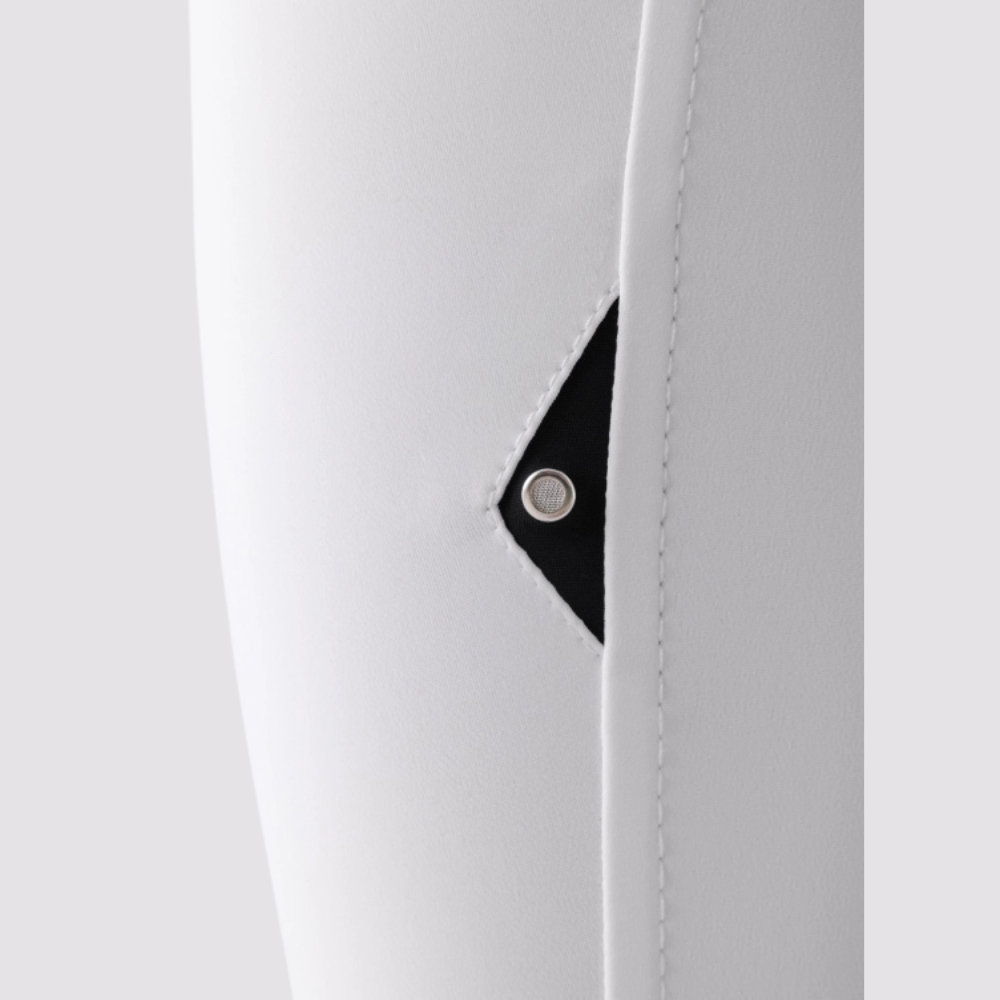 Ladies Atirk Breeches | Medium Rise | Knee Grip | White