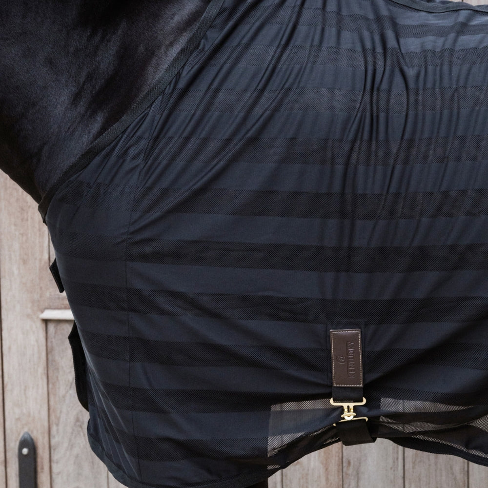 Light Striped Mesh Fly Sheet | Black