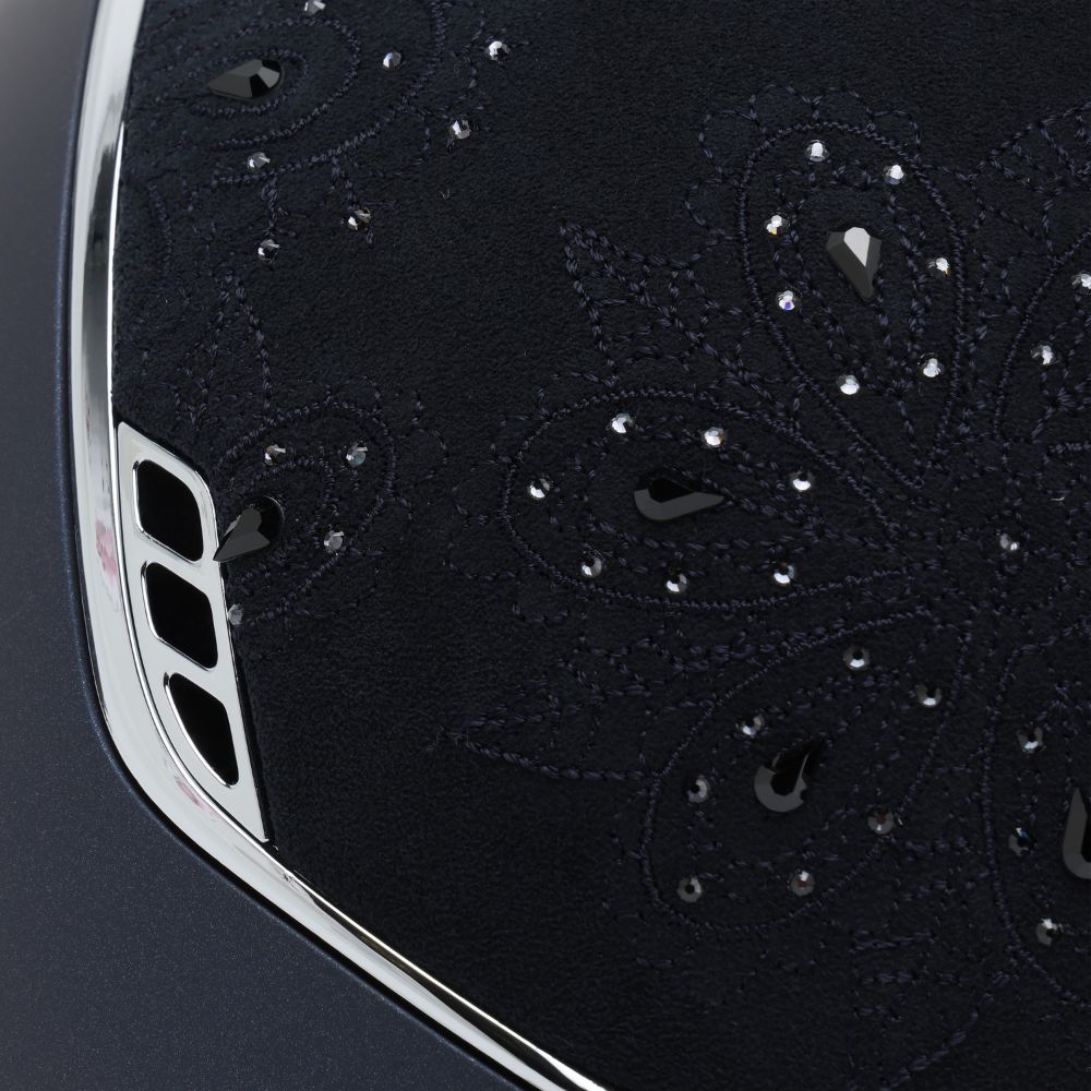 Custom | Miss 2.0 Shadowmatt Crystal Bloom Top & Frontal Band | Navy