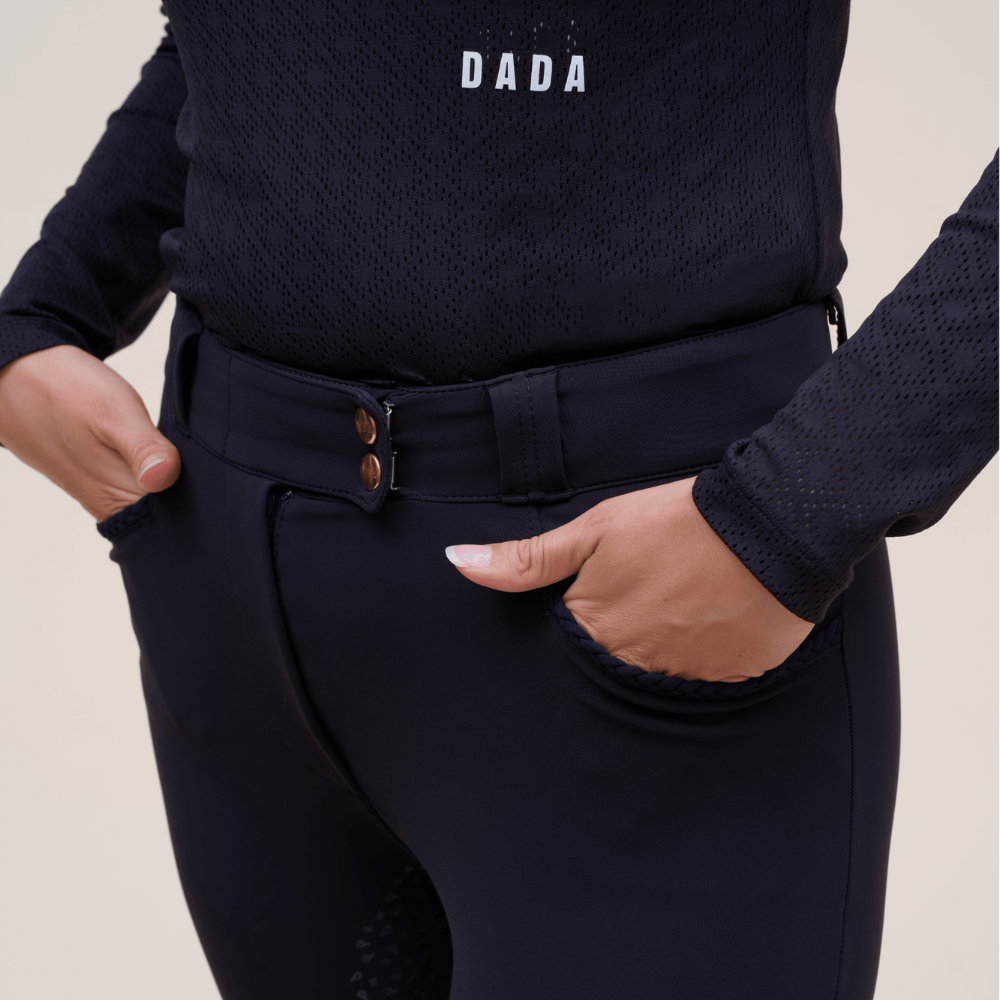 Ladies Kit New Breeches | High Rise | Full Grip | Black