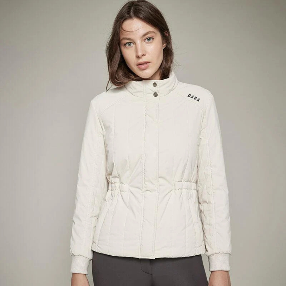 Ladies Tinka Puffer Coat | Chalk