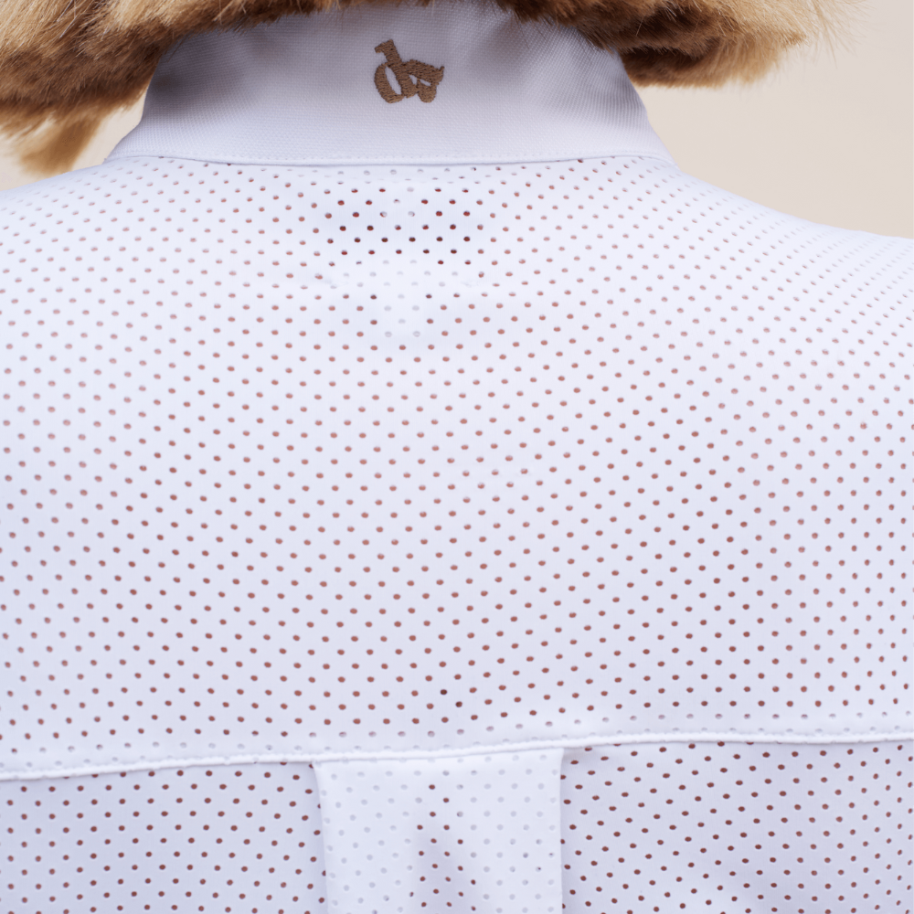 Ladies Euphoria L/S Show Shirt | White (LAST ONE - LARGE)