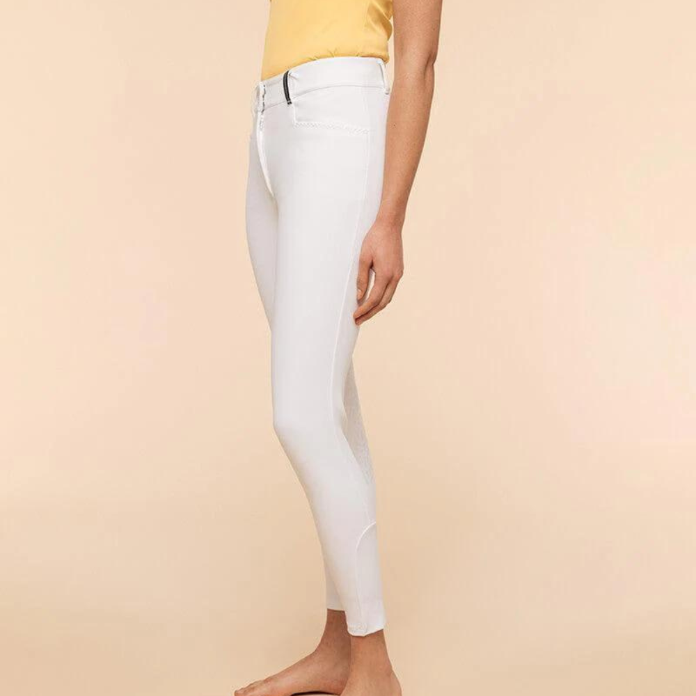 Ladies Giovani Grip Breeches | Medium Rise | Knee Grip | White