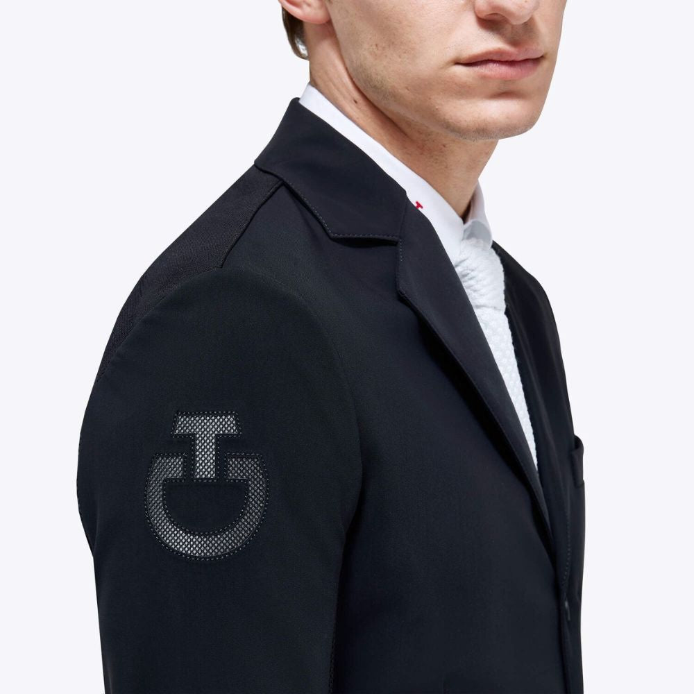 Mens R-Evo Light Tech Knit Zip Riding Jacket - Black