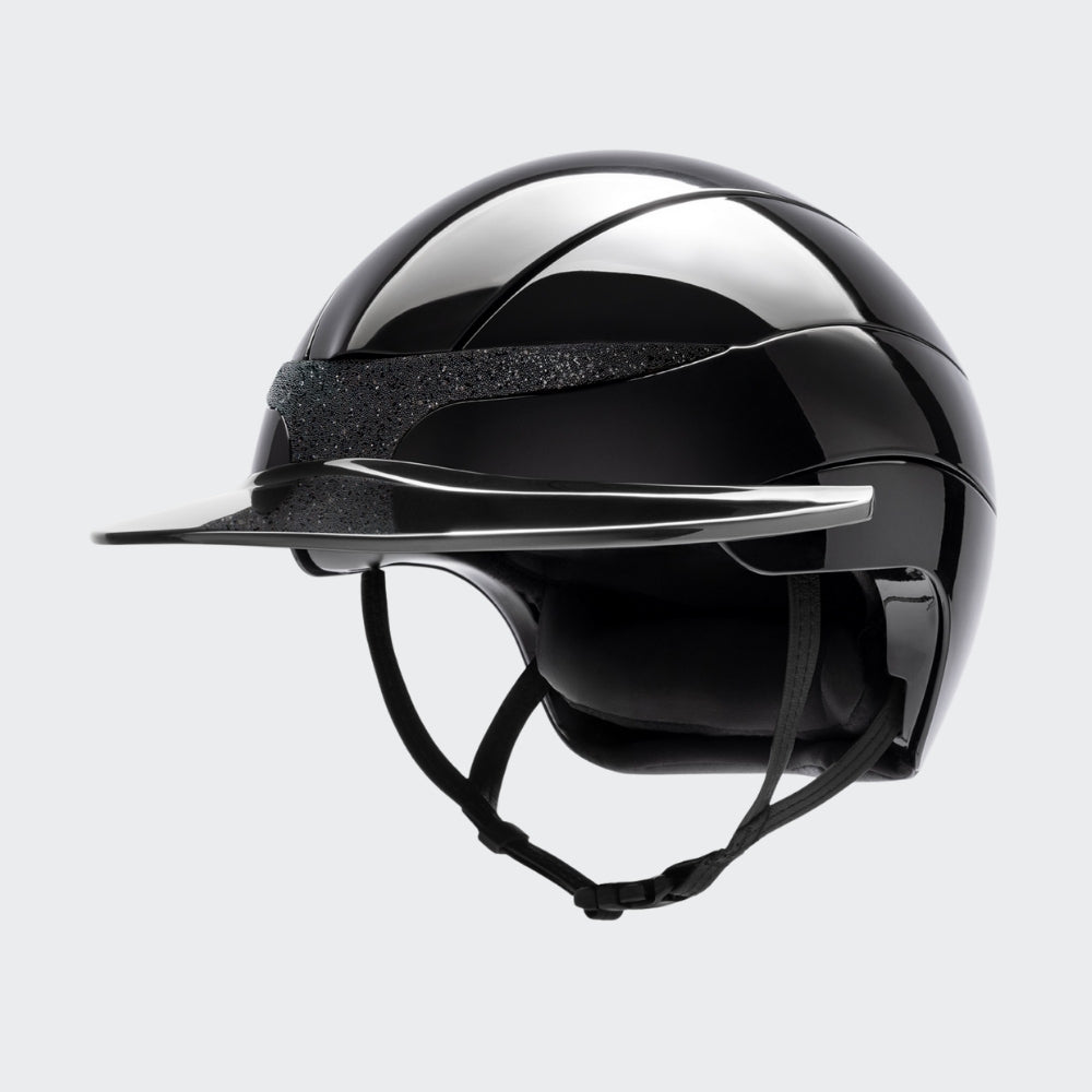 Xanto Helmet | Sun Visor | Swarovski | Glossy Black