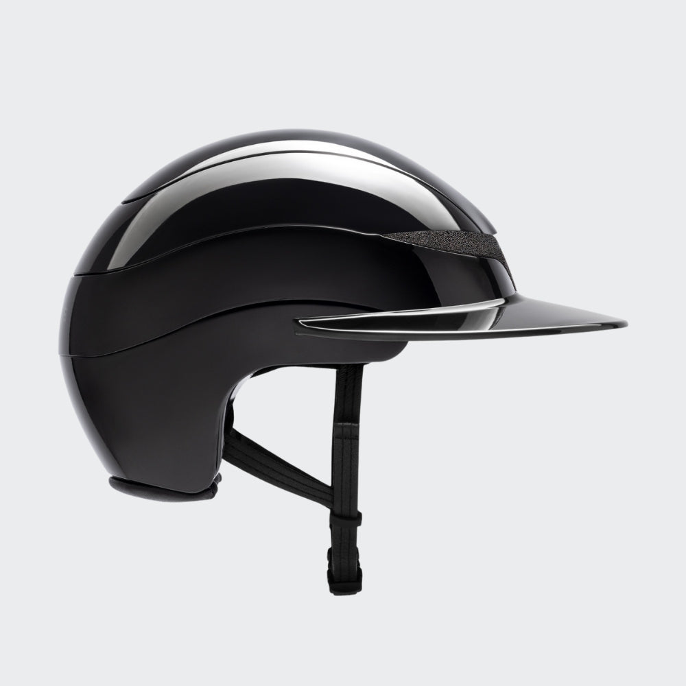 Xanto Helmet | Sun Visor | Swarovski | Glossy Black