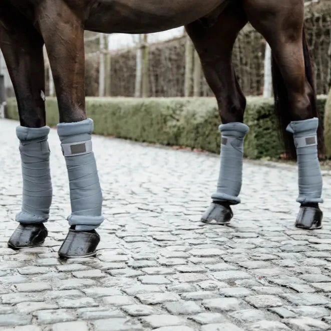 Repellent Stable Bandages - Set of 4 - Grey