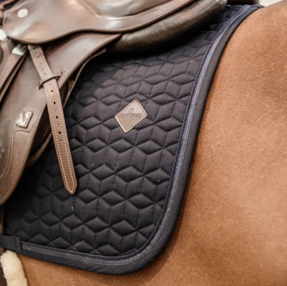 Glitter Rope Saddle Pad - Navy