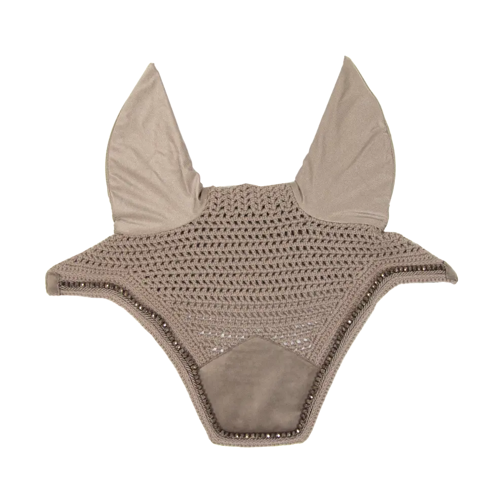 Fly Hood Wellington Velvet Pearls - Beige