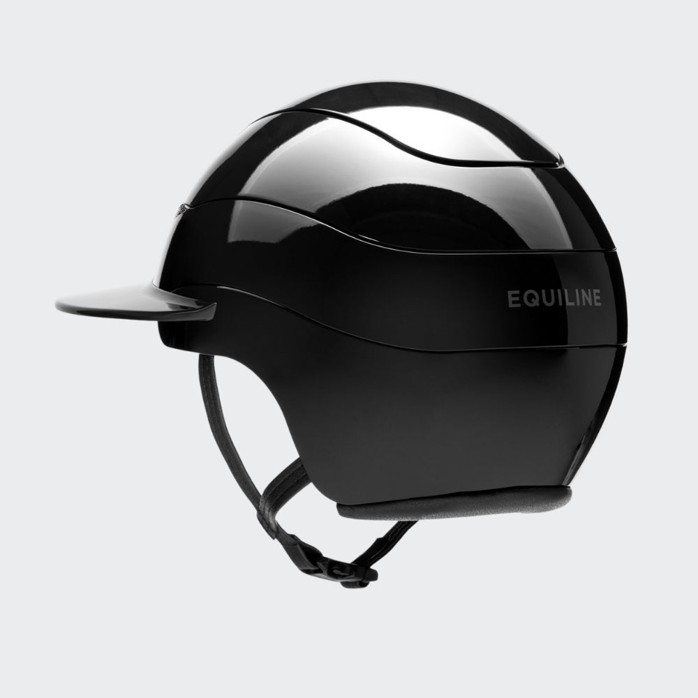 Xanto Helmet | Sun Visor | Swarovski | Glossy Black
