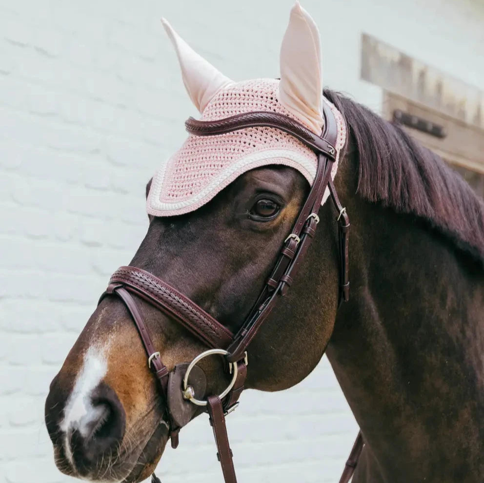 Fly Hood Wellington Plaited Cord - Light Rose