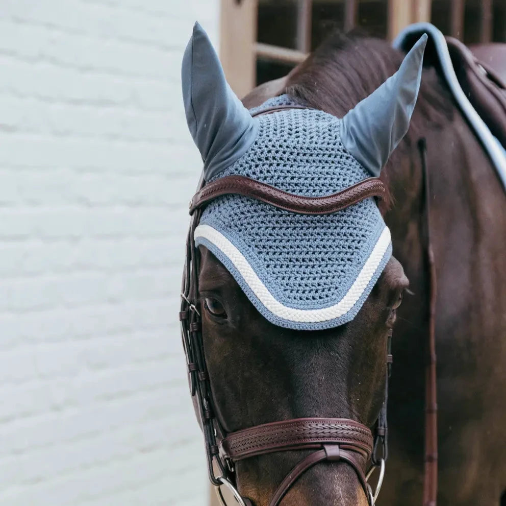 Fly Hood Wellington Plaited Cord - Light Blue