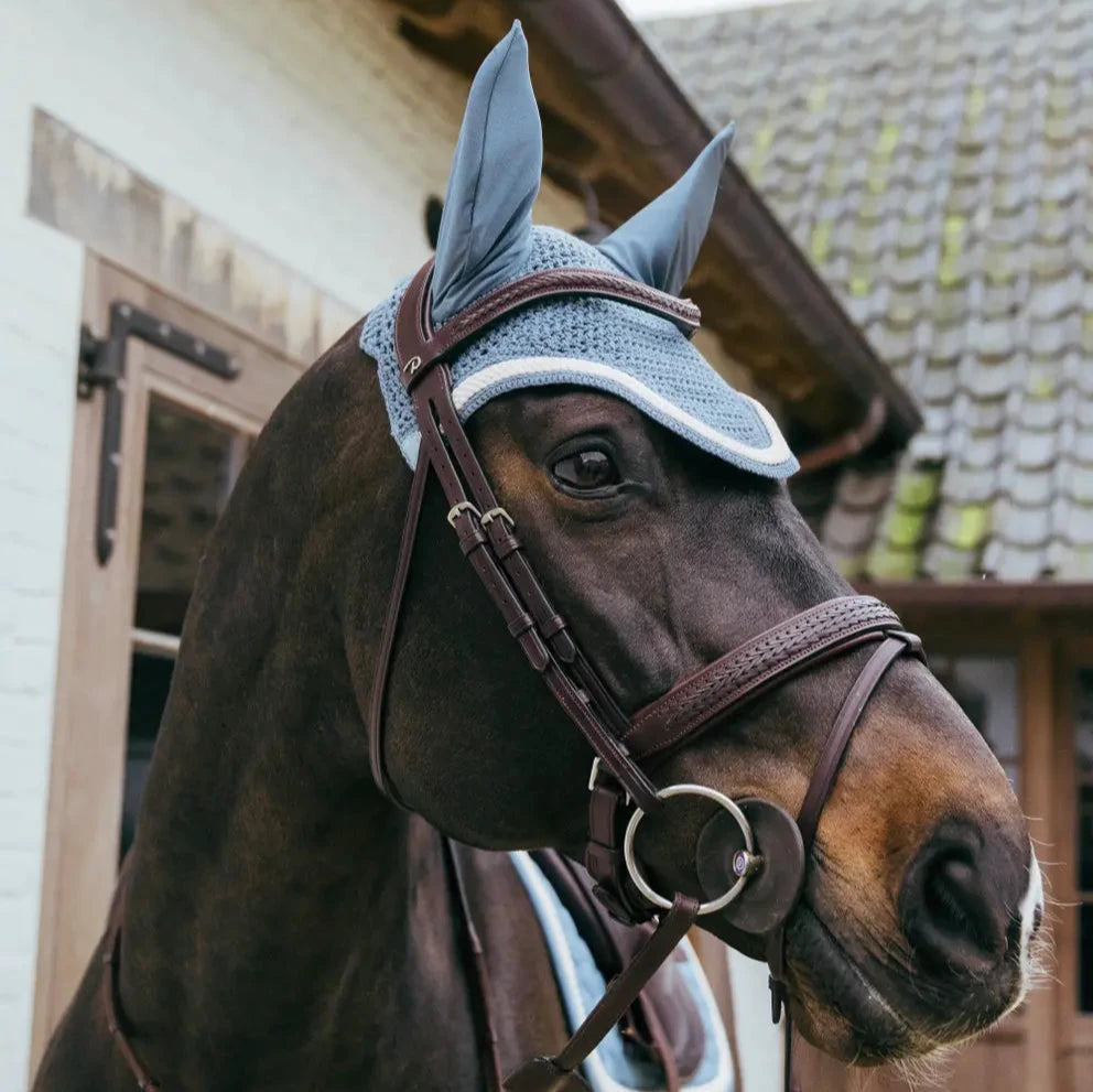 Fly Hood Wellington Plaited Cord - Light Blue