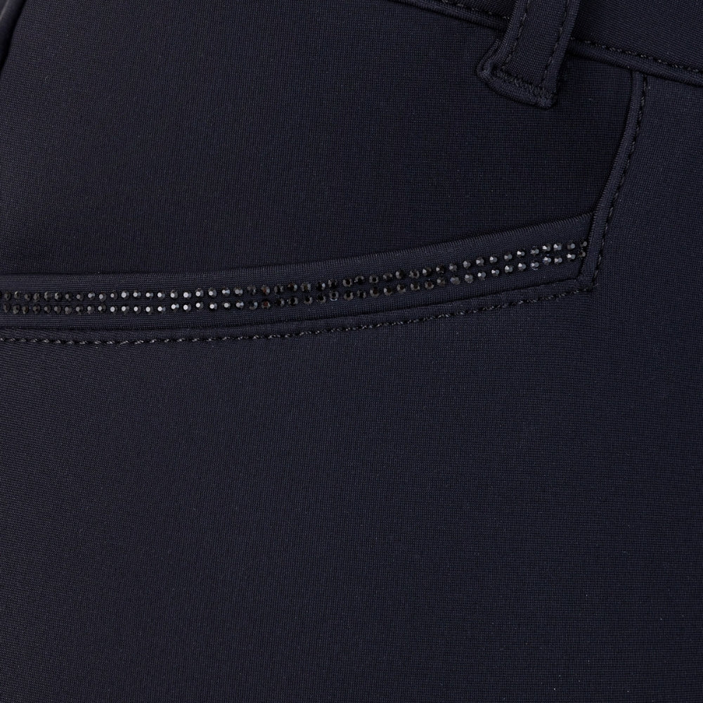 Ladies Adellekh Breeches | High Rise | Knee Grip | Black