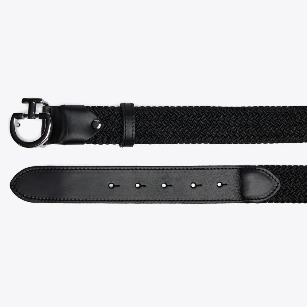 Mens Elastic CT Clasp Belt | Black