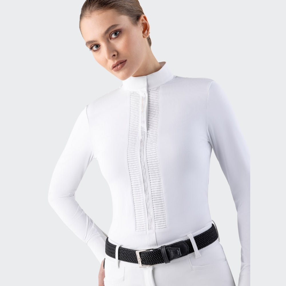 Ladies Garac Show Shirt | Long Sleeves | White