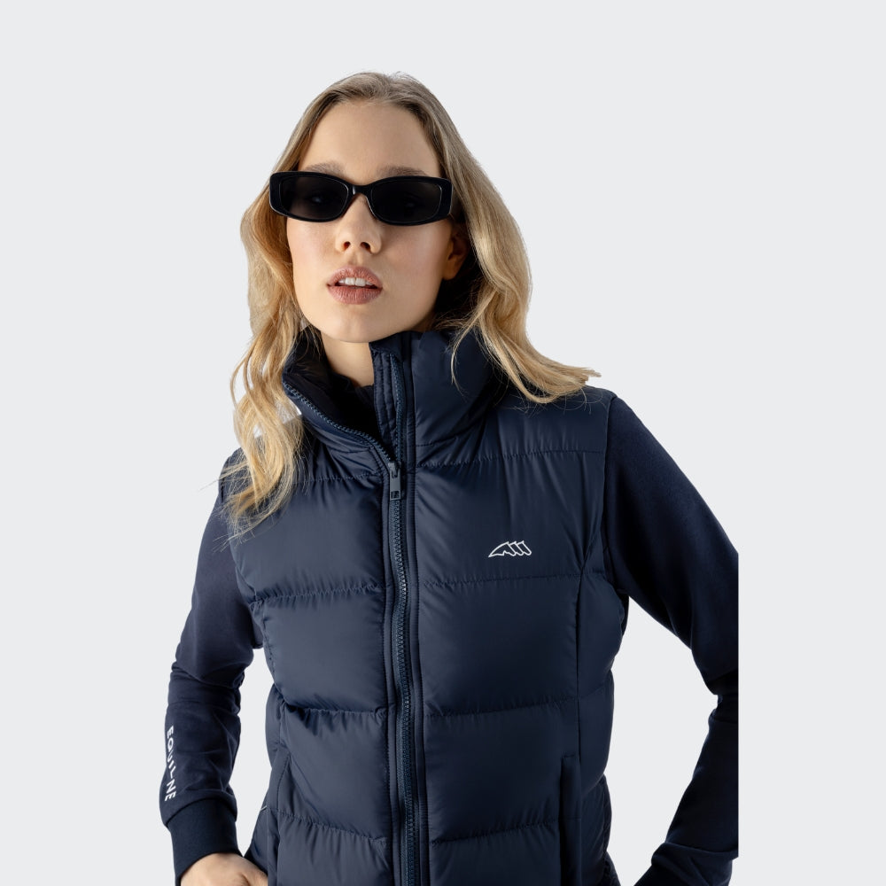 Ladies Eqvartek Padded Vest | Navy