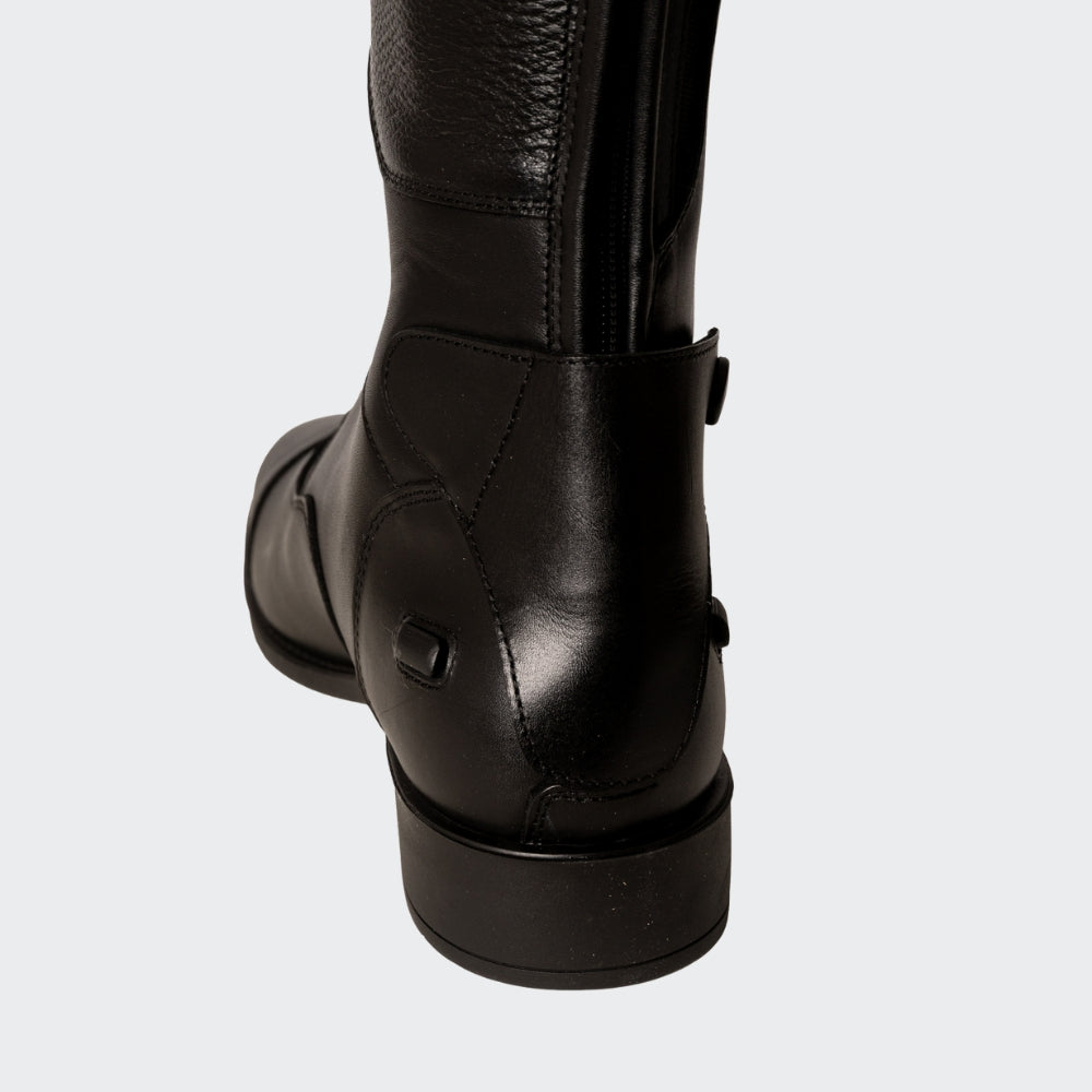 Tall Riding Boots With Laces | Black
