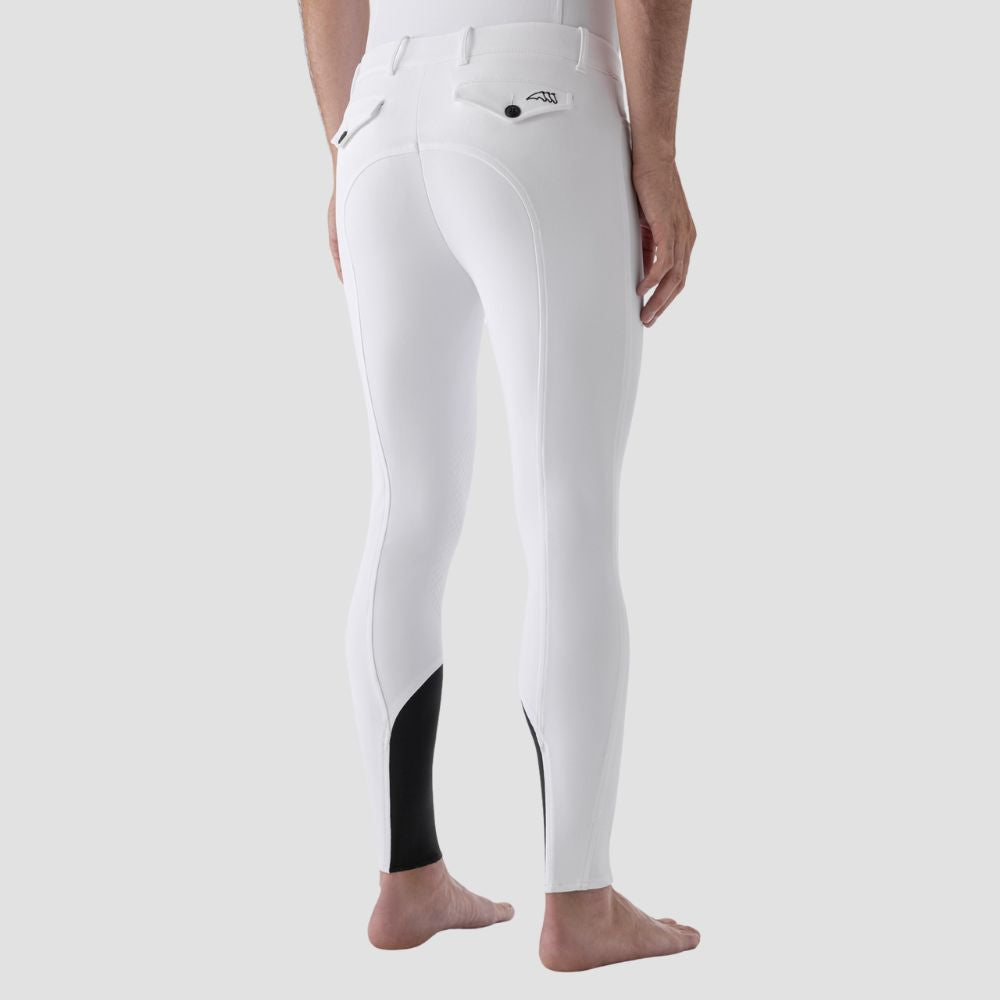 Mens Grafton B Move Breeches | Knee Grip | White