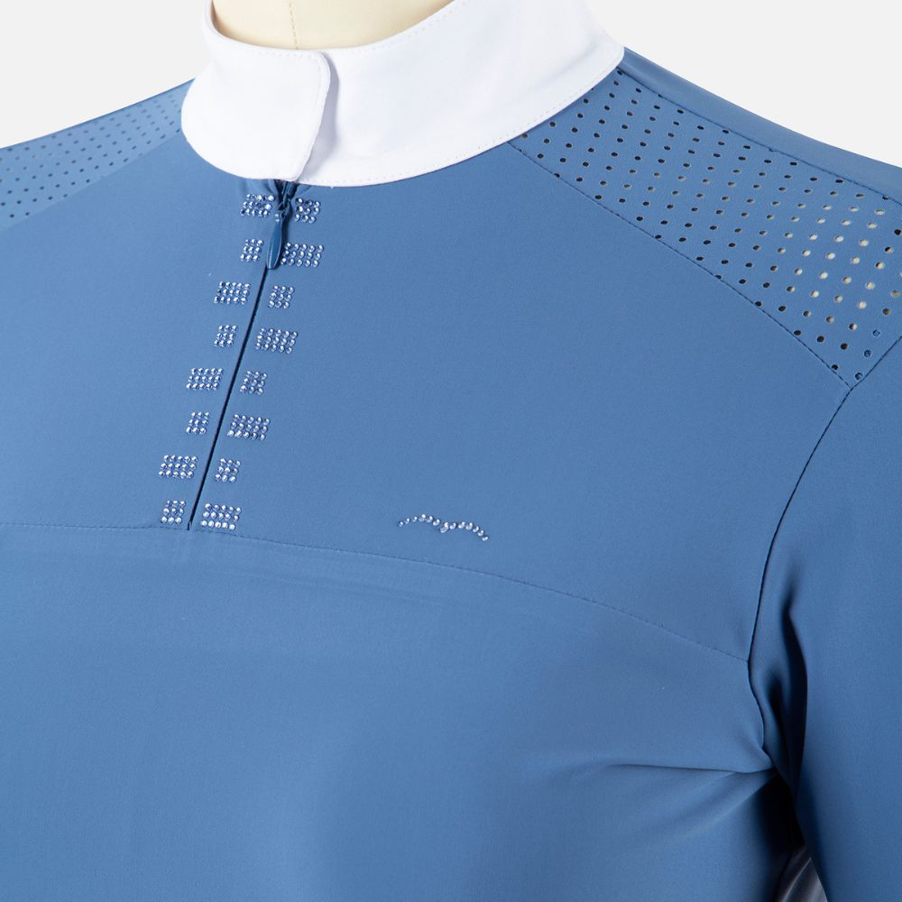 Ladies Blancha Show Shirt | Short Sleeves | Blue