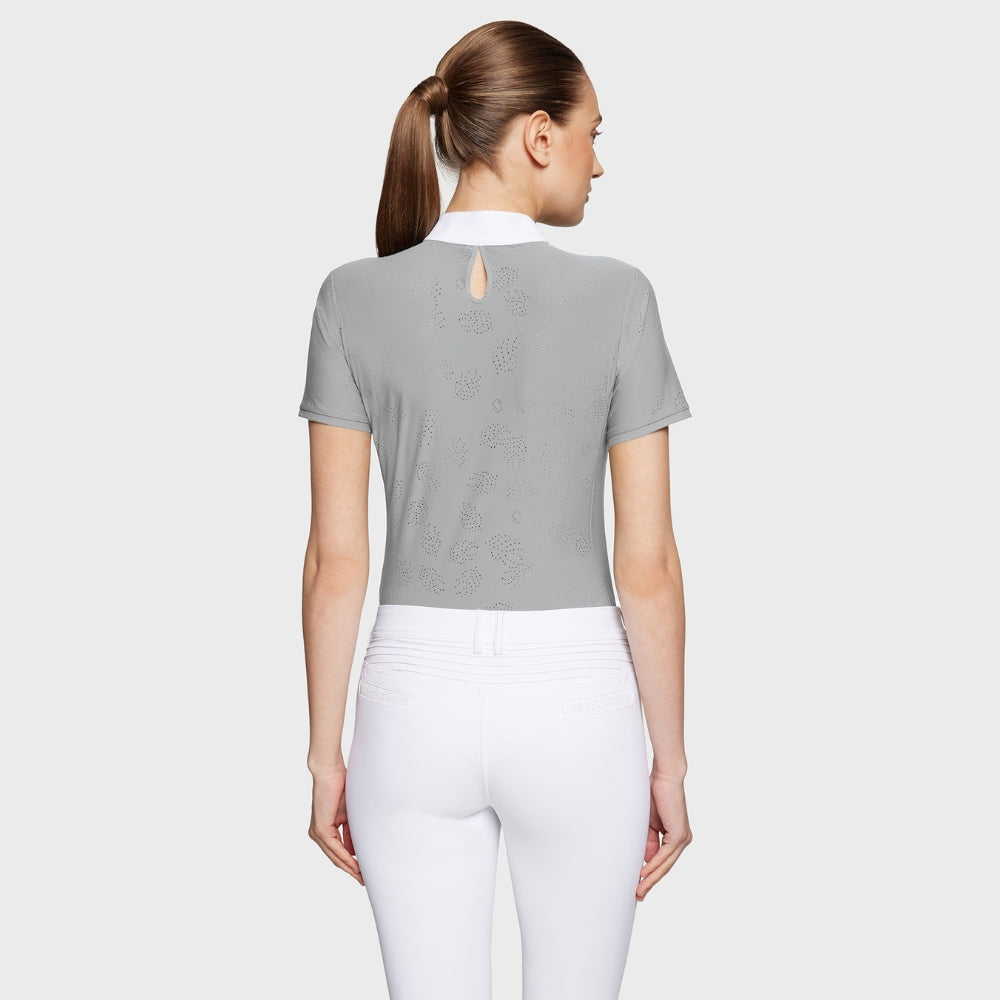 Ladies Philae Air Show Shirt | Short Sleeves | Light Grey