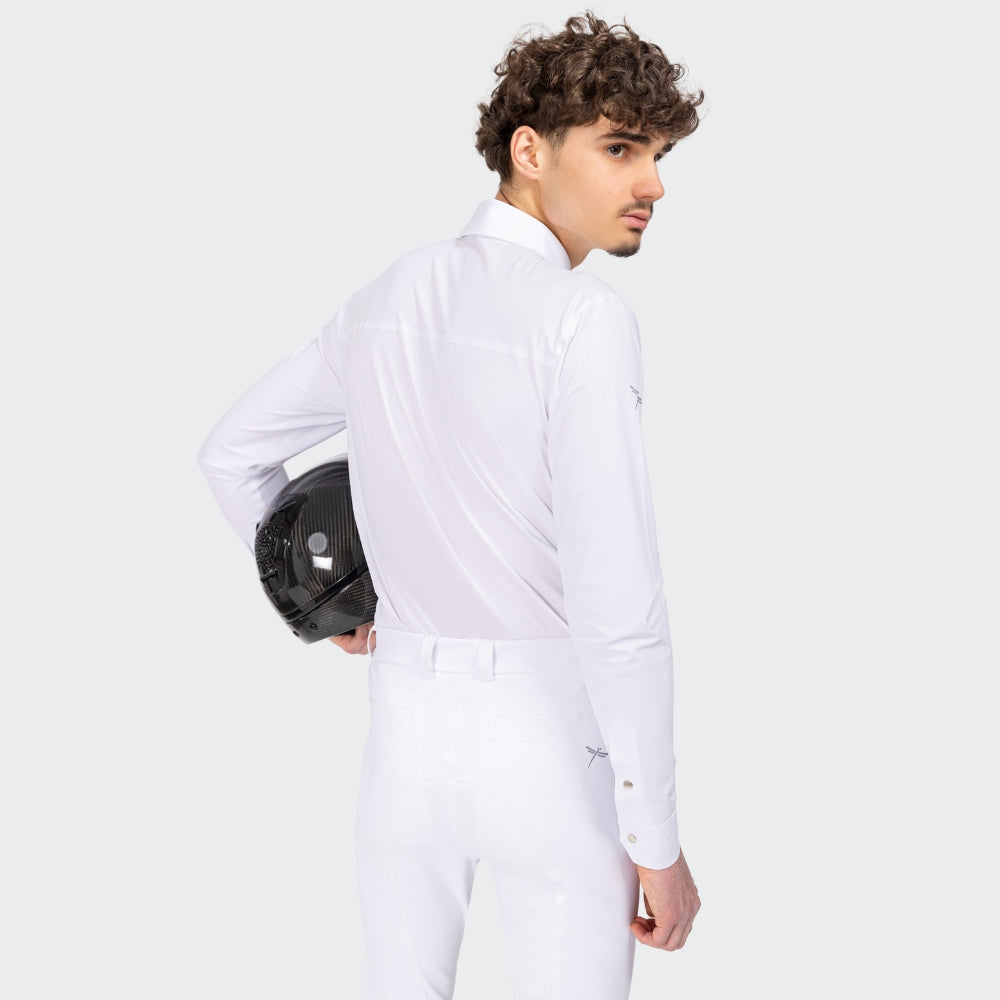 Mens Marvick Star Show Shirt | White