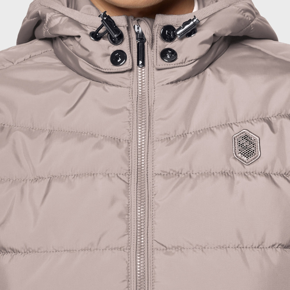 Ladies Davos Puffer Coat | Latte