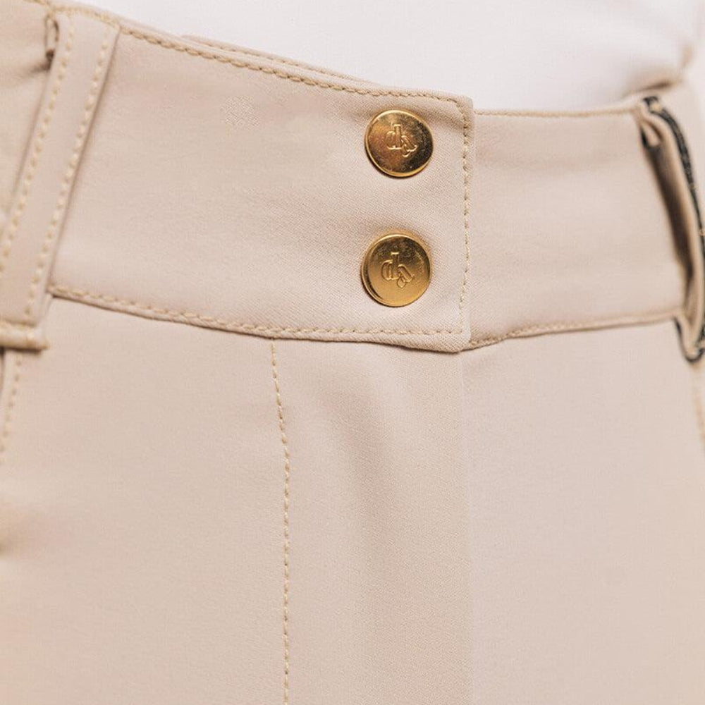 Ladies Giovani Grip Breeches | Medium Rise | Knee Grip | Beige