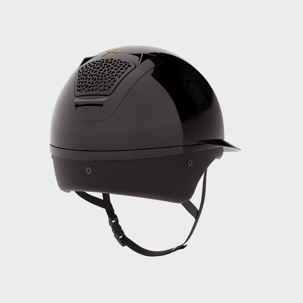 Voronoï Helmet Without Temple Protection | Black Gloss