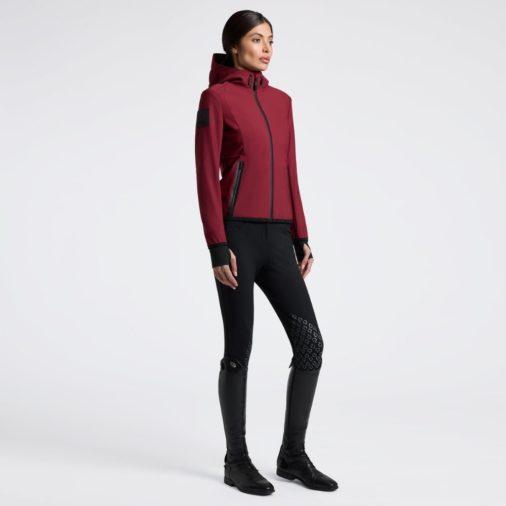 Ladies Thermal Hooded Performance Coat | Burgundy