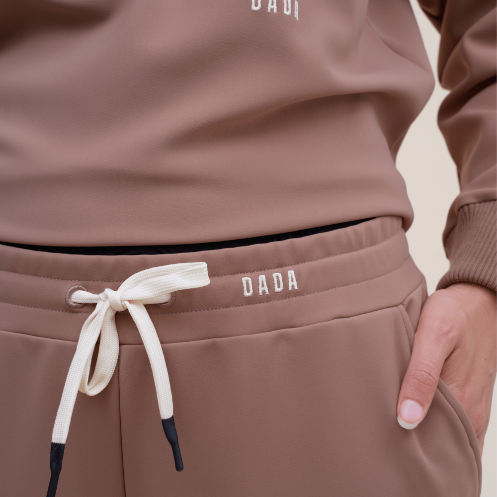Ladies Big Ali Casual Joggers | Mocha