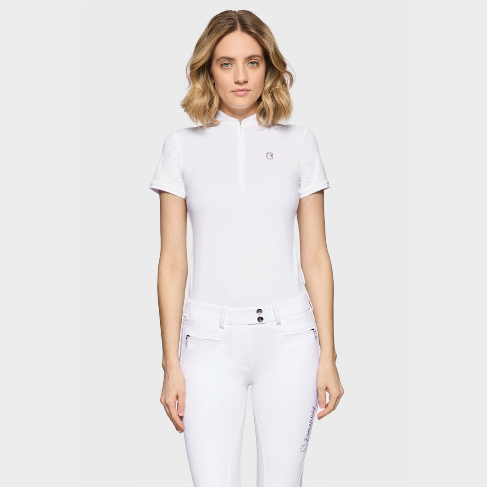 Ladies Philae Air Show Shirt | Short Sleeves | White