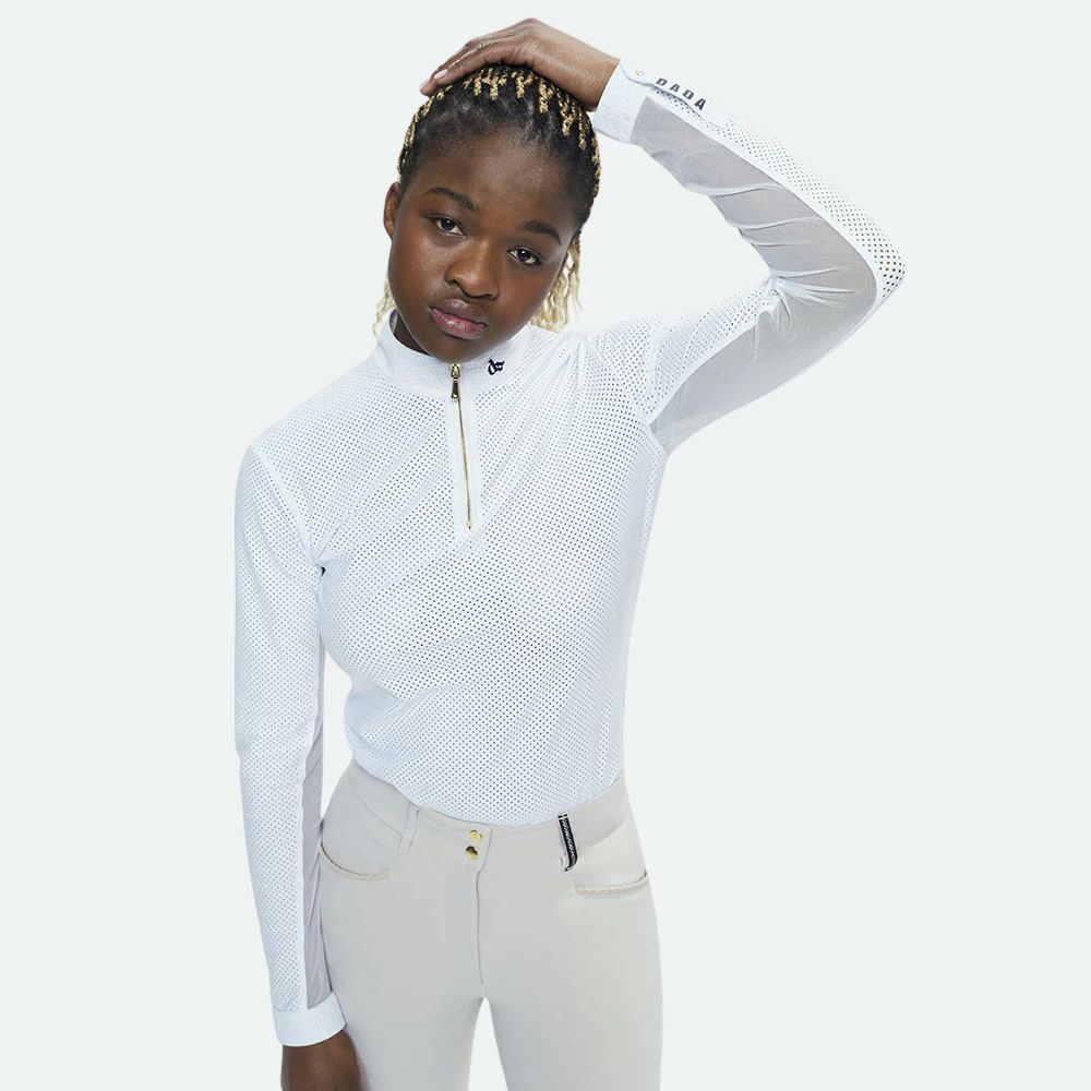 Ladies Pablito Polo Shirt | Long Sleeves | White