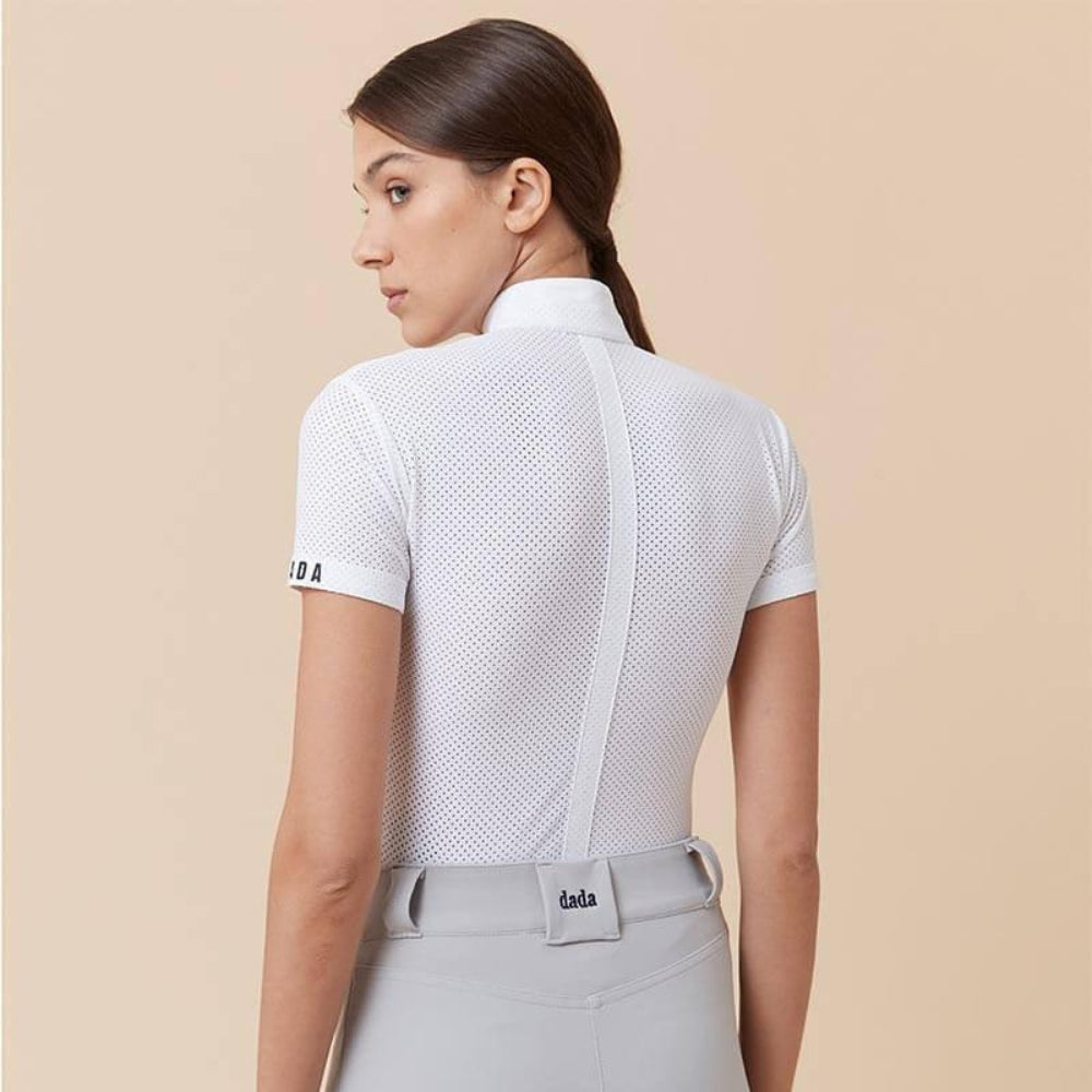 Ladies Helios Short Sleeve Competition Polo | White