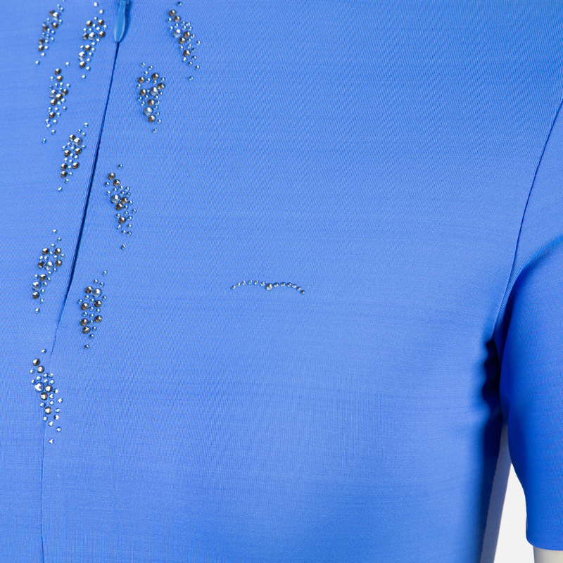 Ladies Bycar Short Sleeve Competition Shirt | Blue (LAST ONE - IT38 - UK6)