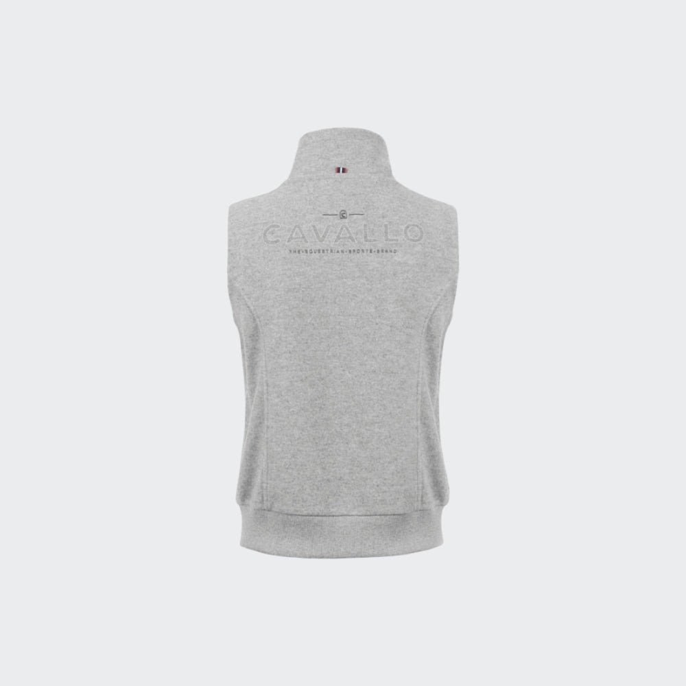 Ladies Cavalrebeca Wool Vest | Grey