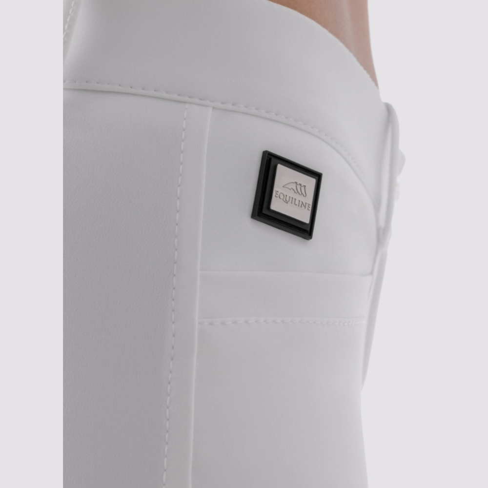 Ladies Atirk Breeches | Medium Rise | Knee Grip | White