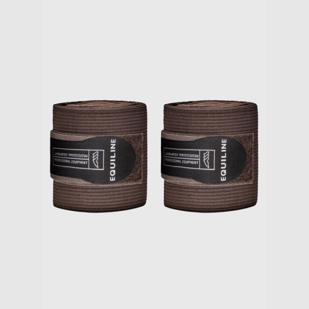 Elastic Work Bandages With Fleece | Set of 2 | Brown