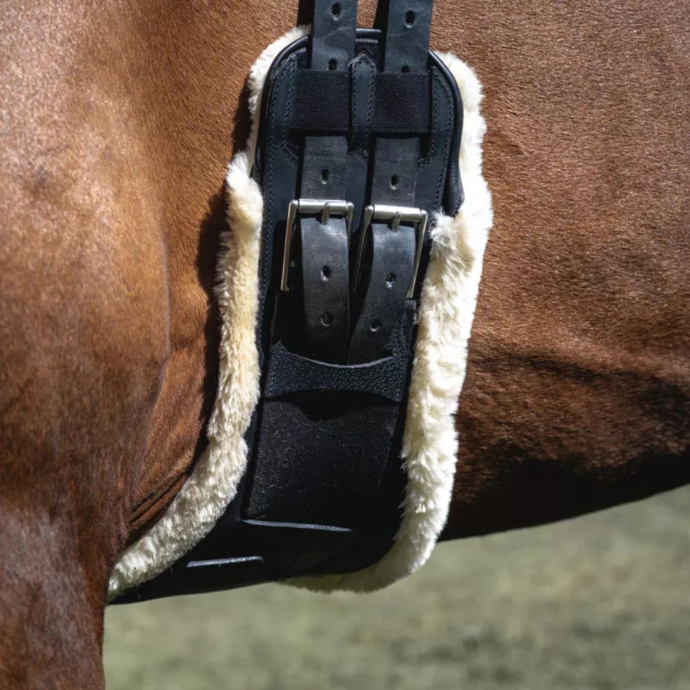 Makila Girth with Artificial Sheepskin Lining