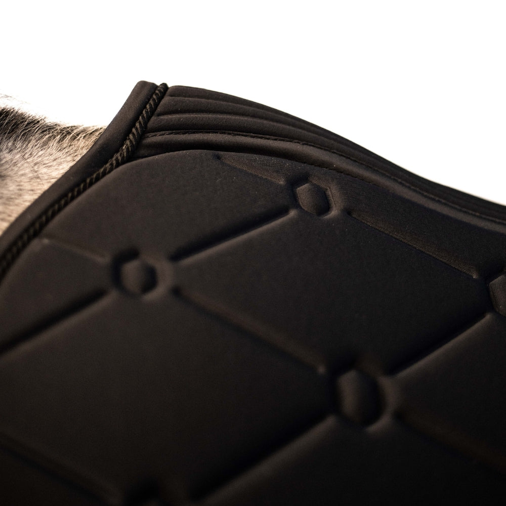 SpineShield Embroidery Jumping Saddle Pad | Black