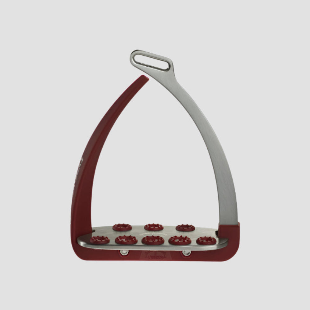 Vita Steel 1 Stirrups | Burgundy