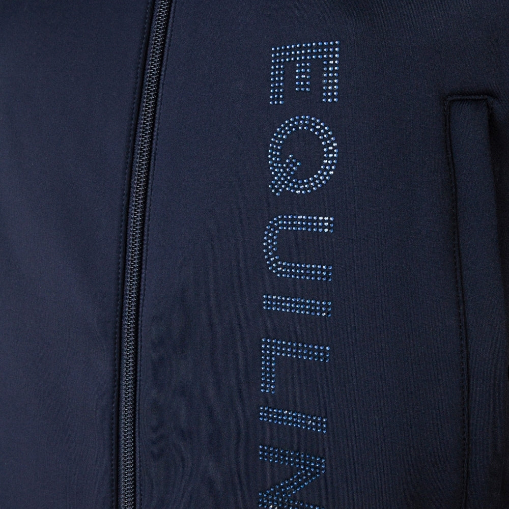 Ladies Eqglempa Full Zip Sweater | Navy