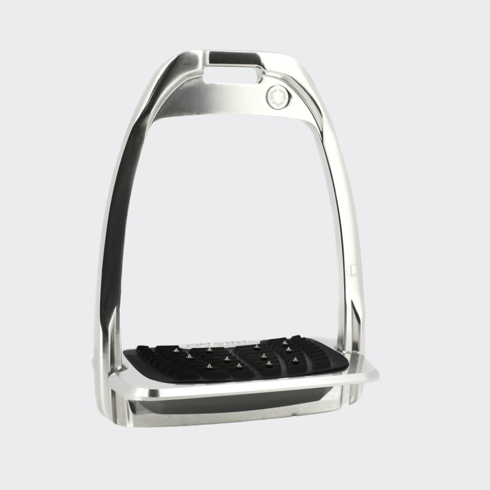 Hunter H Stirrups | Polished Aluminium | Grey